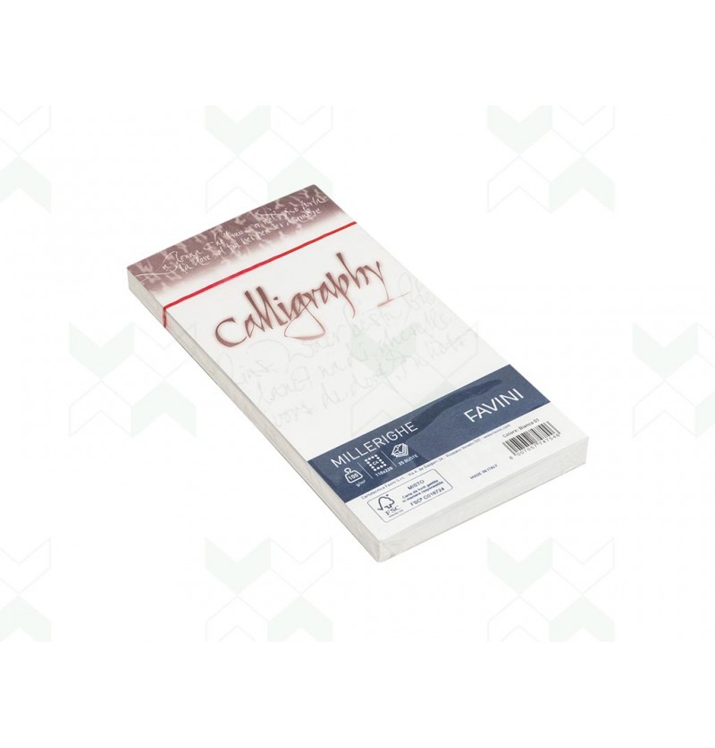 busta-millerighe-calligraphy-100gr-c4-11x22-25pz-bianco-01