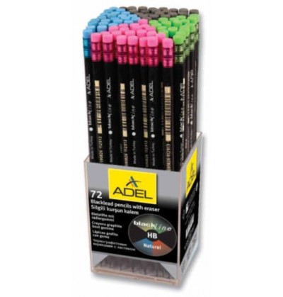 matita-adel-hb-black-line-c/gomma
