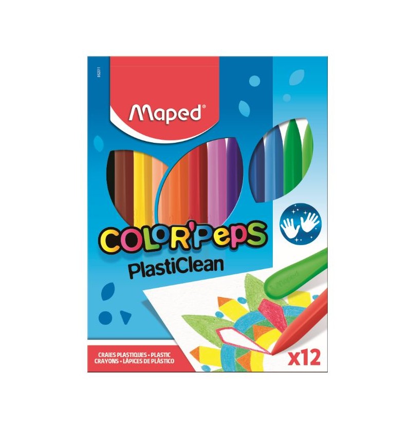 pastelli-maped--plasticlean-12-pz