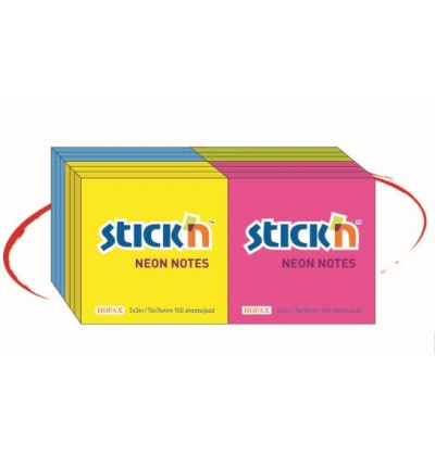 notes-adesivi-neon-76x76-assortiti