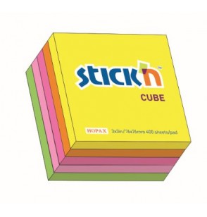 cubo-adesivo-neon-76x76-assortito