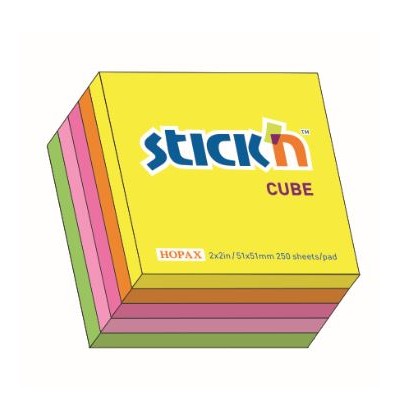 cubo-adesivo-neon-51x51-assortito