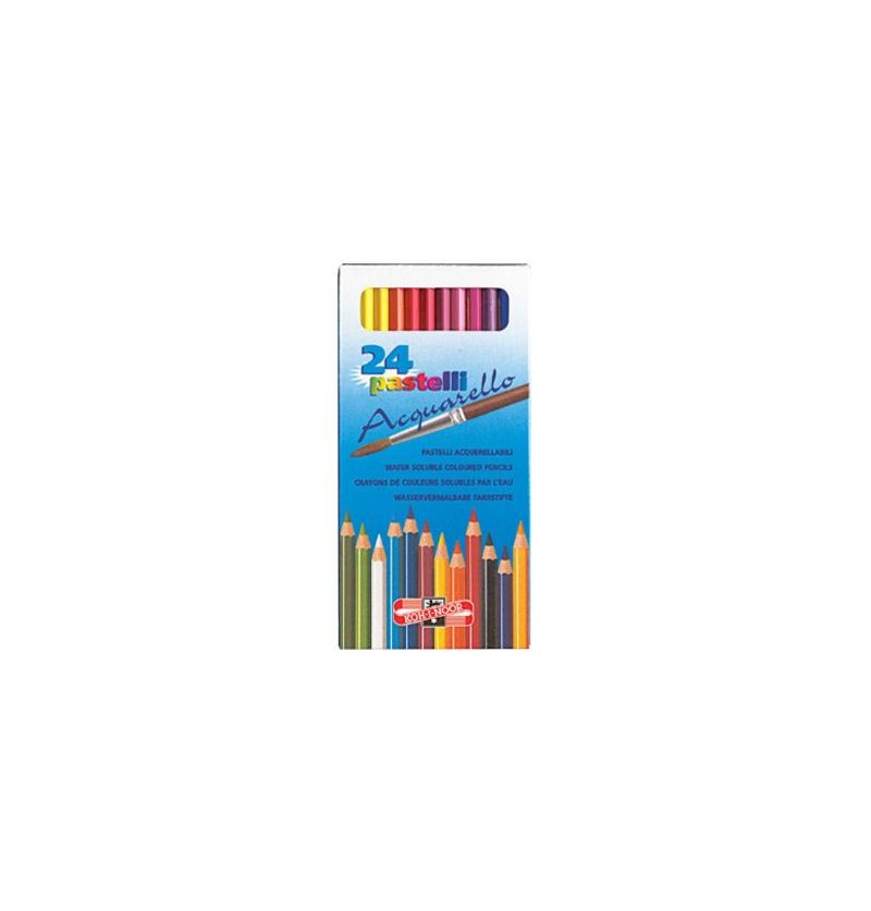 pastelli-koh-i-noor-legno-acquarellabili-24-pz