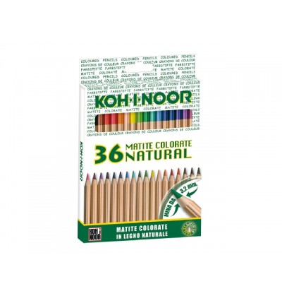pastelli-koh-i-noor-legno-natural-36-pz