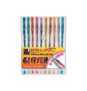 penna-koh-i-noor-gel-colorata-glitter-10-pz