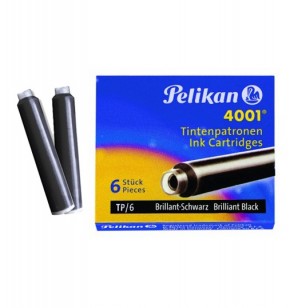 cartucce-stilo-pelikan-4001tp/6pz-nero