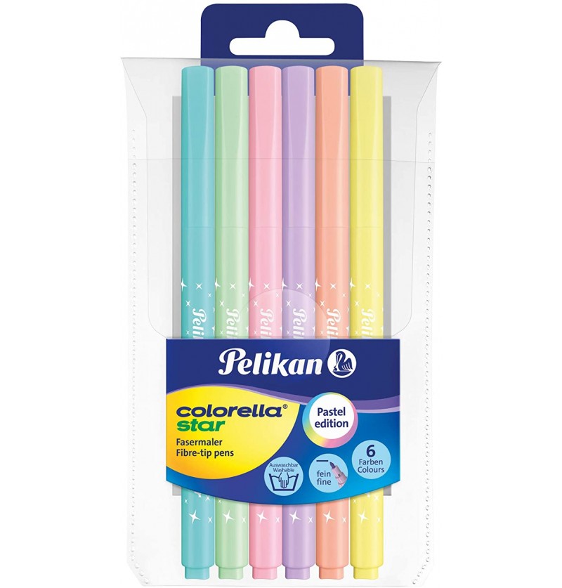 pennarelli-pelikan-colorella-star-pastel-6-pz