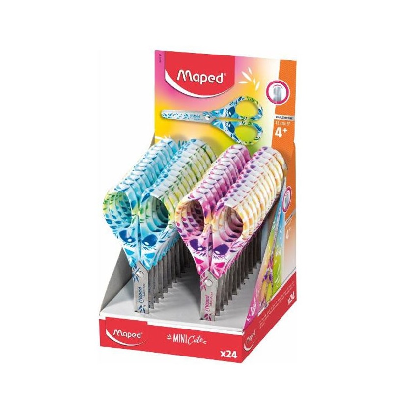 forbici-lebez-bicolore--punta-tonda-cm-13