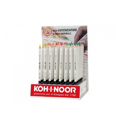 evidenziatore-matita-koh-i-noor-40-pz-assortito