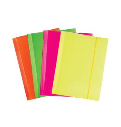 cartella-c/el.-tondo--ppl-24,5-x-34-x-0,8--fluo-ass.to