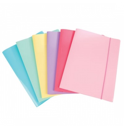 cartella-c/el.-tondo--ppl-24,5-x-34-x-0,8,-pastello-ass.to