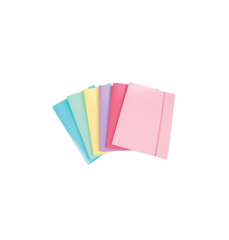 cartella-c/el.-tondo--ppl-24,5-x-34-x-1,8-pastello-ass.to