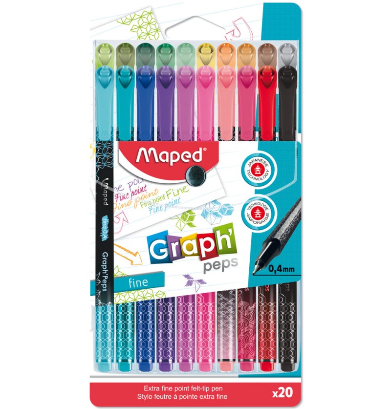 penna-graph-peps-blister-20-pz-assortiti