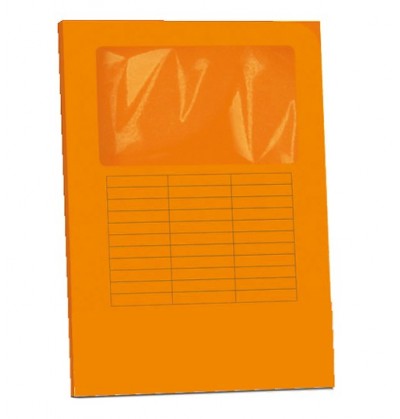 cartella-c/finestra-trasp.-22x31-gr140-arancione