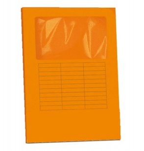 cartella-c/finestra-trasp.-22x31-gr140-arancione