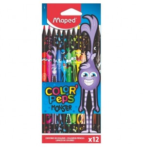 pastelli-maped-legno-monster-12-pz