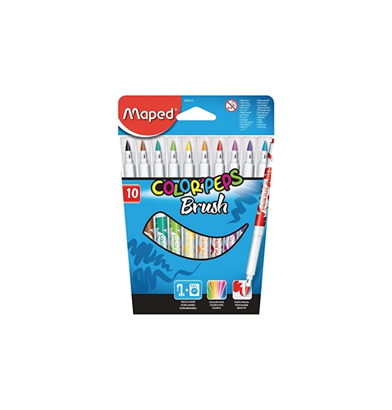 pennarelli-maped-brush-10-pz