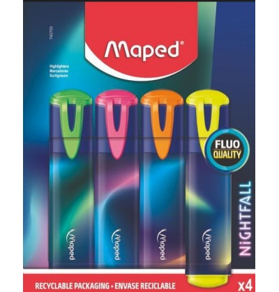 evidenziatore-maped-nightfall-pz-4-assortiti