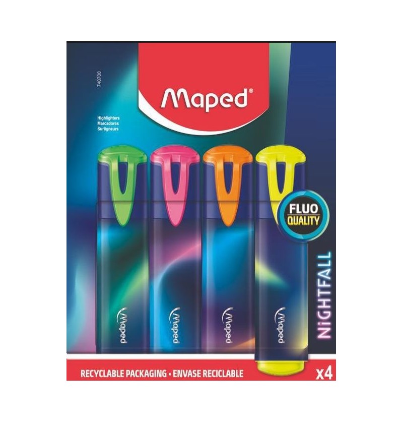 evidenziatore-maped-nightfall-pz-4-assortiti