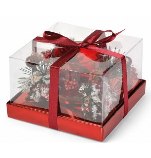 bicchiere-p/candele-natalizio