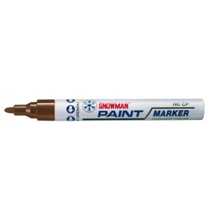 marker-snowman-paint-marrone