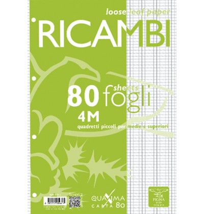 ricambio-bianco-a4-fg80-gr80-r/4m-@
