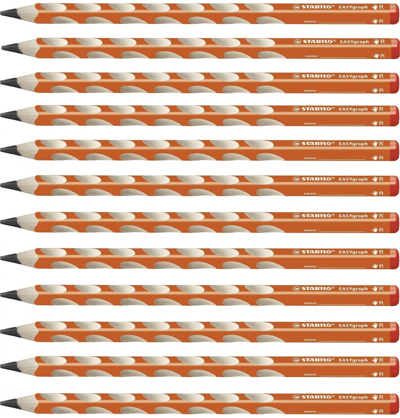 MATITA STABILO EASYGRAPH DX HB Arancione