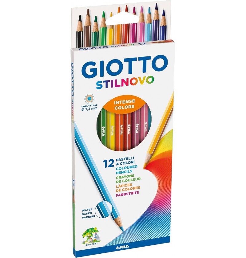 PASTELLI GIOTTO LEGNO STILNOVO 12PZ
