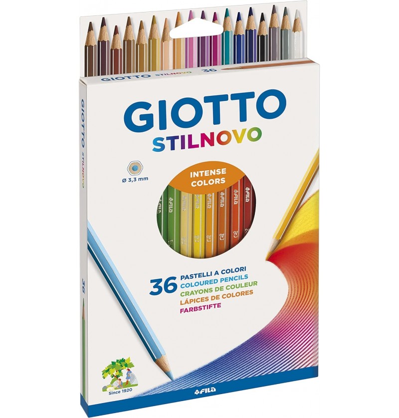 PASTELLI GIOTTO LEGNO STILNOVO 36PZ