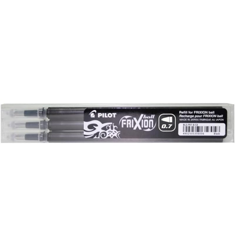 REFILL PILOT FRIXION 0,7 3PZ Nero