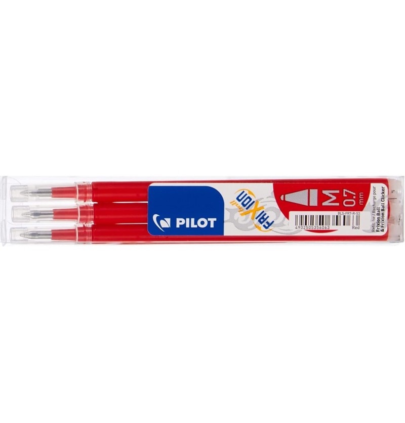 REFILL PILOT FRIXION 0,7 3PZ Rosso