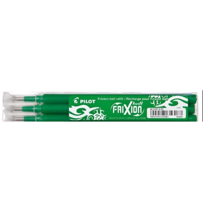 REFILL PILOT FRIXION 0,7 3PZ Verde