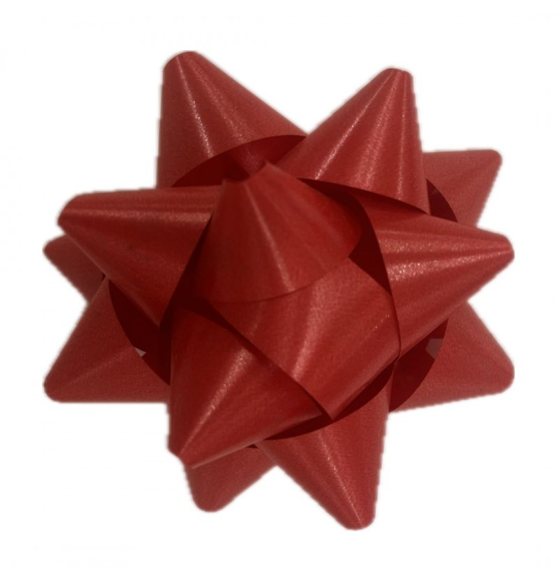 COCCARDA SPLENDENE mm 19-90 Rosso