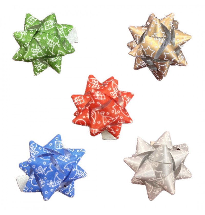 COCCARDA SANTA CLAUS  mm 14-60 Assortite