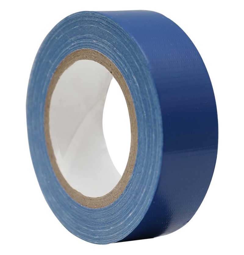 NASTRO TELATO mm 38 x 25 mt  Blu