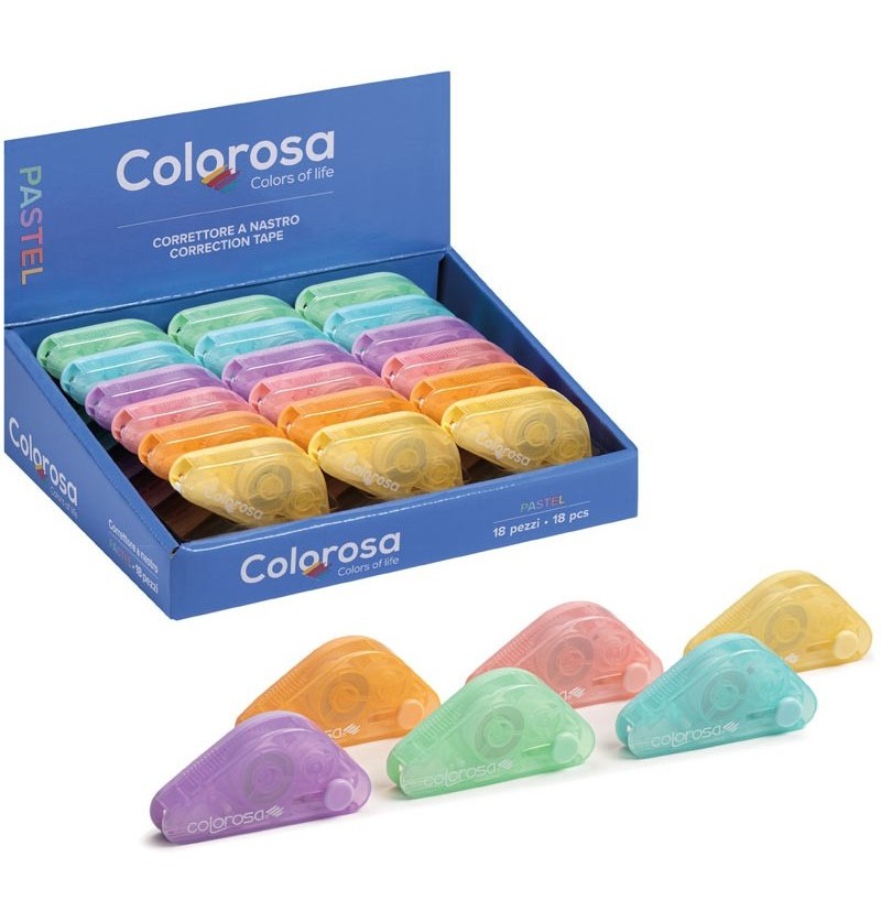CORRETTORE COLOROSA PASTEL A NASTRO 5MMX5MT