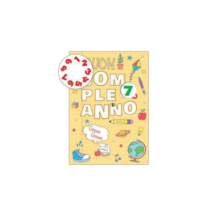 BIGLIETTO COMPLEANNO FA00197 BC/A