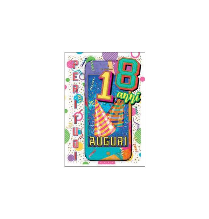 BIGLIETTI 18 ANNI FA00176 BC/B