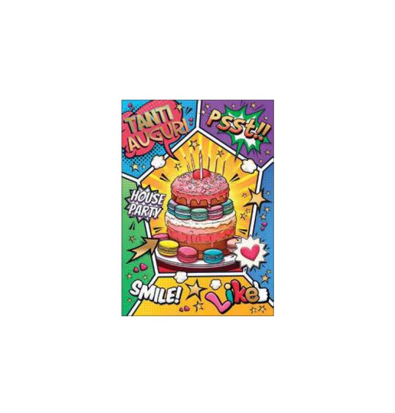 BIGLIETTO COMPLEANNO FA00209 BC/A