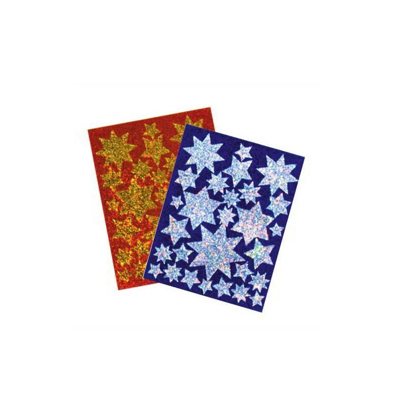 etichette-olografiche-stelle-oro