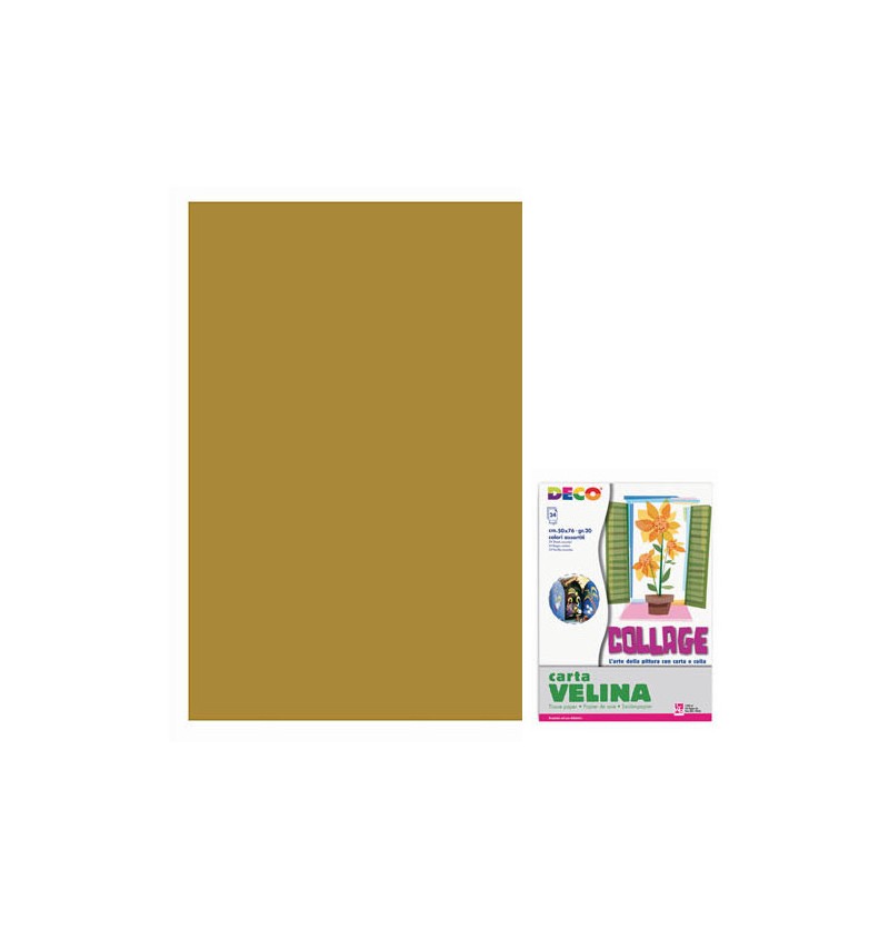 CARTA VELINA 50X76 20 GR Marrone 05320