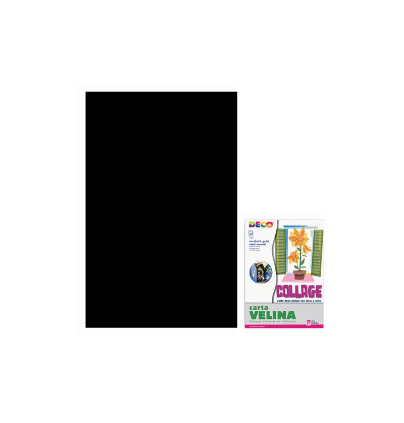 CARTA VELINA 50X76 20 GR Nero 05321