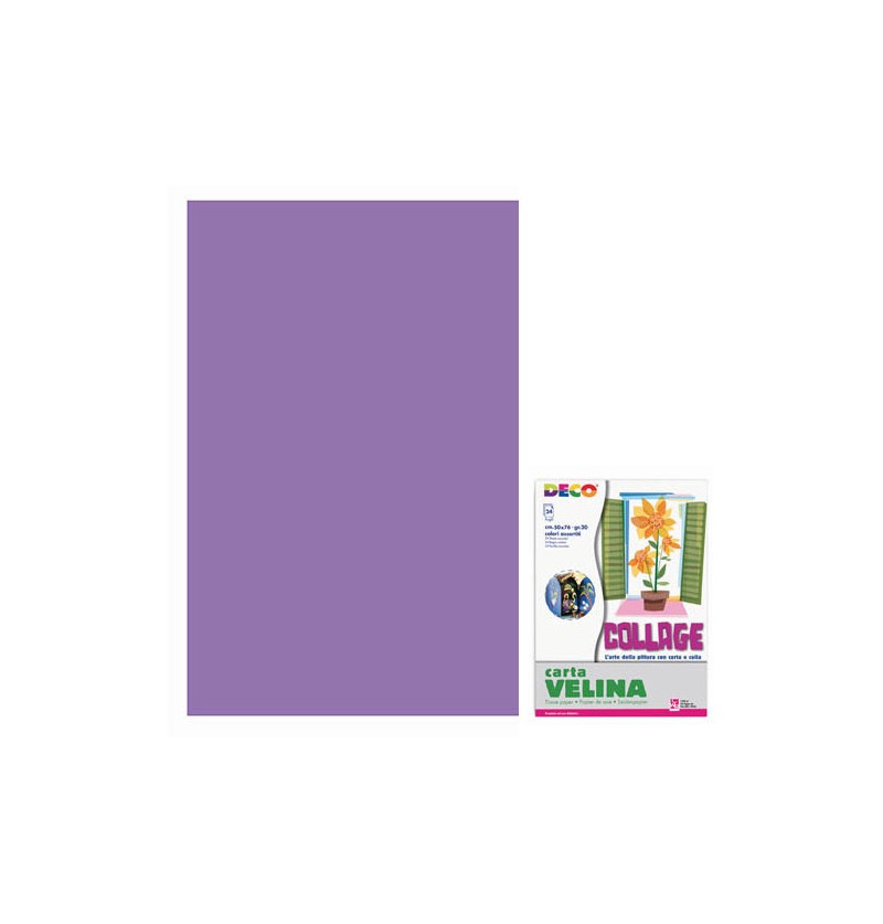 CARTA VELINA 50X76 20 GR Viola 05315