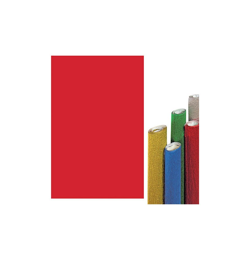 CARTA CRESPA GR 51 METAL Rosso 2196/3