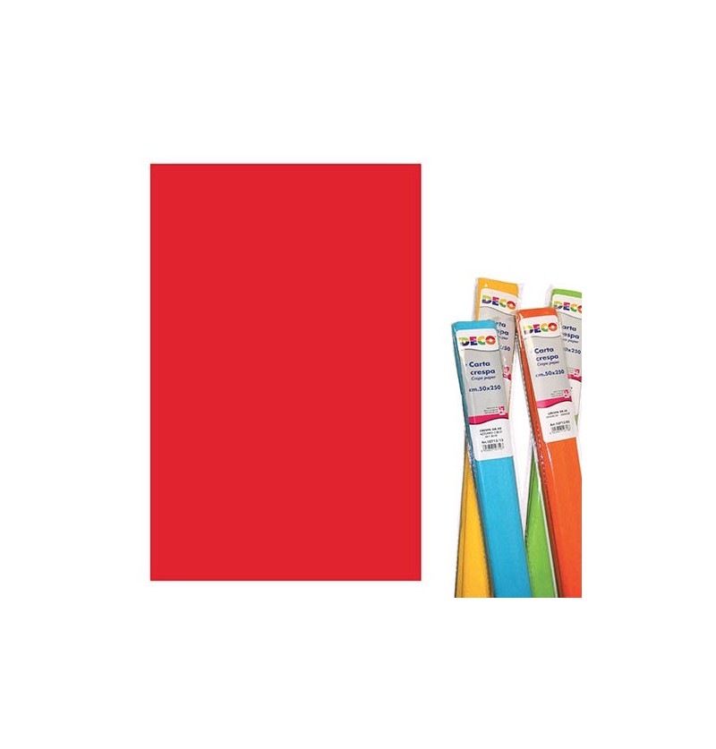 CARTA CRESPA GR40 Rosso Scarlatto 10713/06