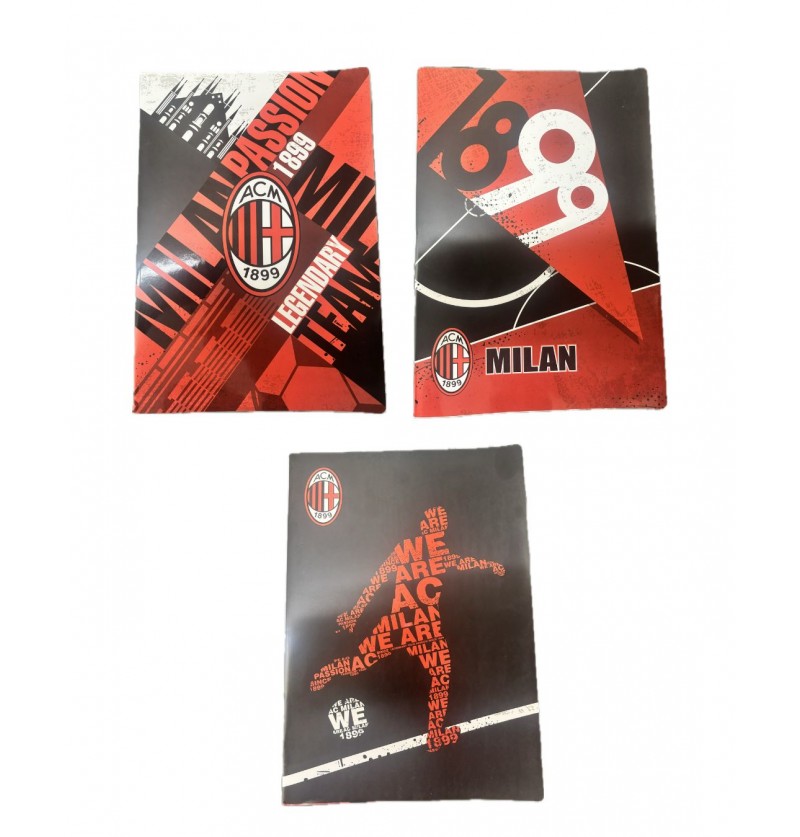 MAXI QUADERNO GR 100 MILAN RIG r/Q