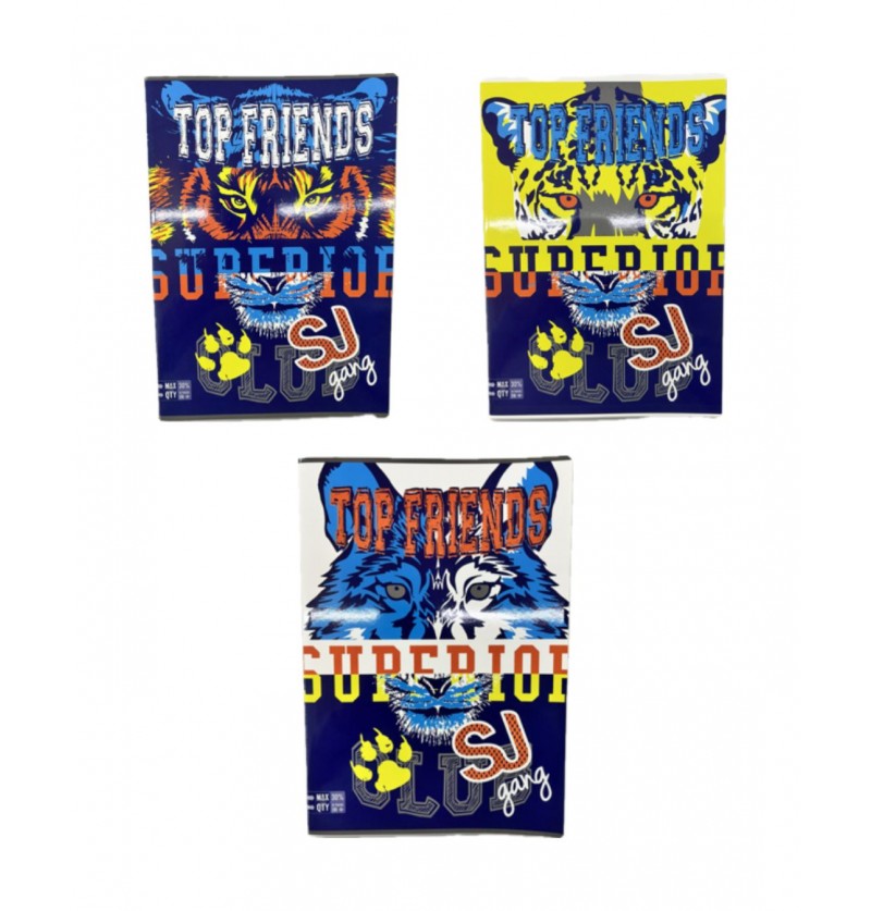 maxi-quaderno-seven-gr100-sj-gang-top-friends-boy-r/a