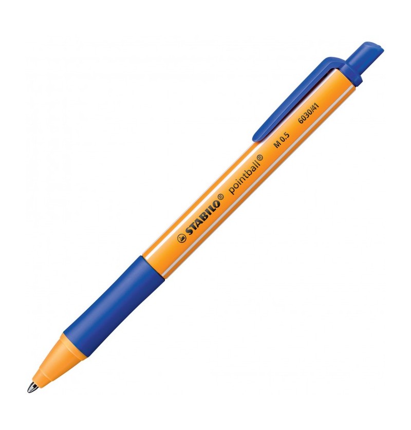 PENNA STABILO POINTBALL A SCATTO Blu
