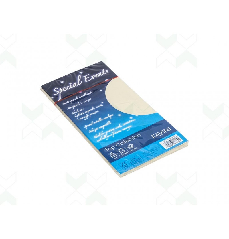 BUSTA SPECIAL EVENTS 120GR C4 11X22 10PZ Crema 06